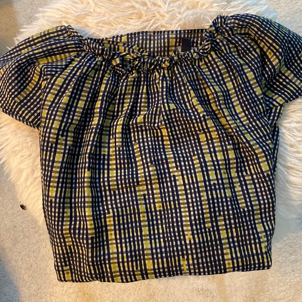 Plaid blouse